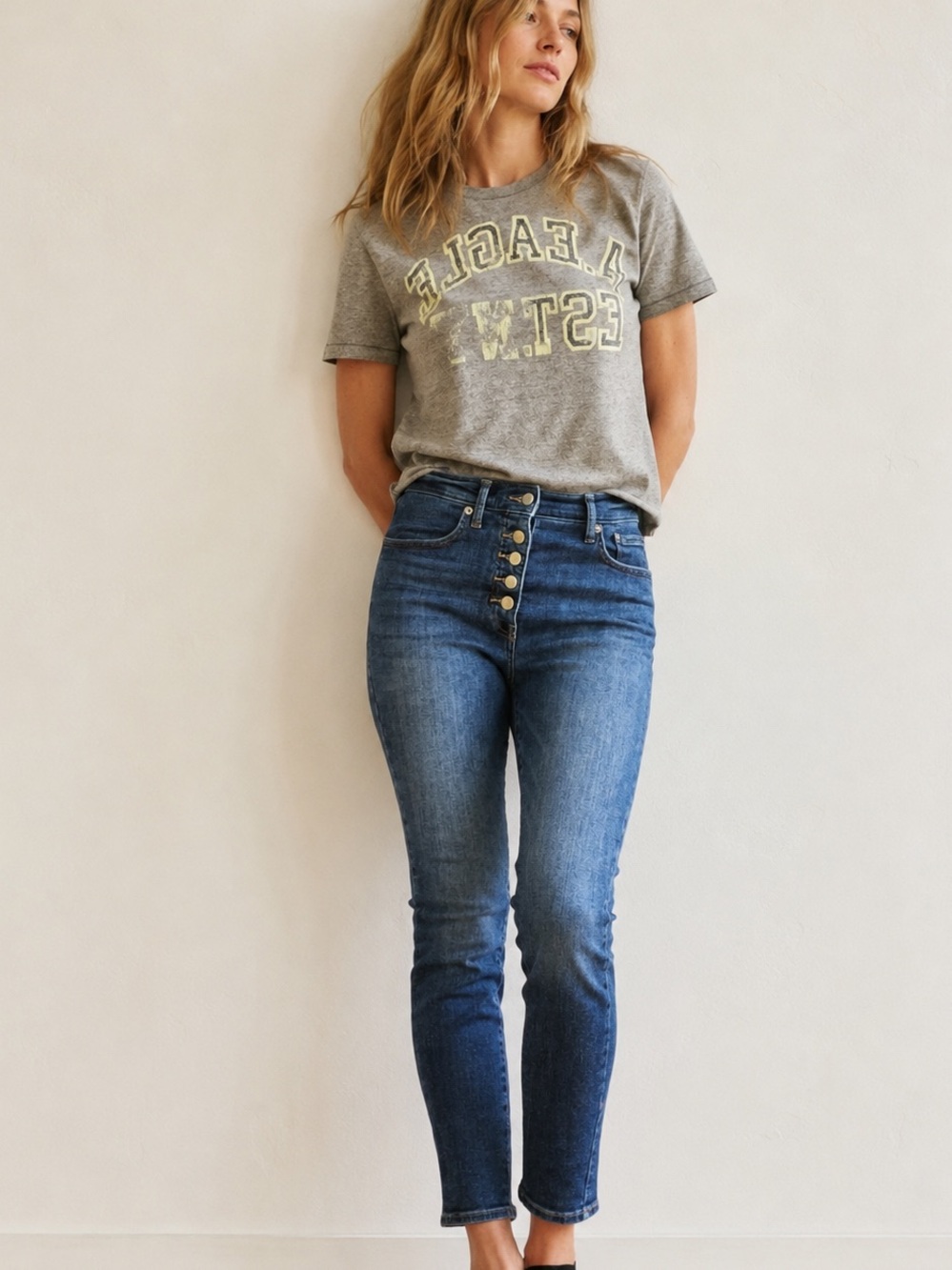 Lucky Brand Bridget High-Rise Skinny Button Fly Jeans Size 29